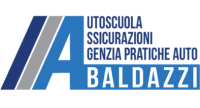 logo autoscuola baldazzi white